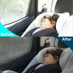 CUBEXCOM® Auto Zonnescherm, Autoraamschaduwen Voor Baby, Kinderen, Volwassenen En Huisdieren, 2 STUKS, Autoruit Zonwering, Universele Zonnescherm Zonnewering, Auto Klamboe Gordijn, UV Zonbescherming Protectie, Anti-Verblinding -Kinderwagens Kortingswinkel 1200x1200 773