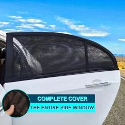CUBEXCOM® Auto Zonnescherm, Autoraamschaduwen Voor Baby, Kinderen, Volwassenen En Huisdieren, 2 STUKS, Autoruit Zonwering, Universele Zonnescherm Zonnewering, Auto Klamboe Gordijn, UV Zonbescherming Protectie, Anti-Verblinding -Kinderwagens Kortingswinkel 1200x1200 775