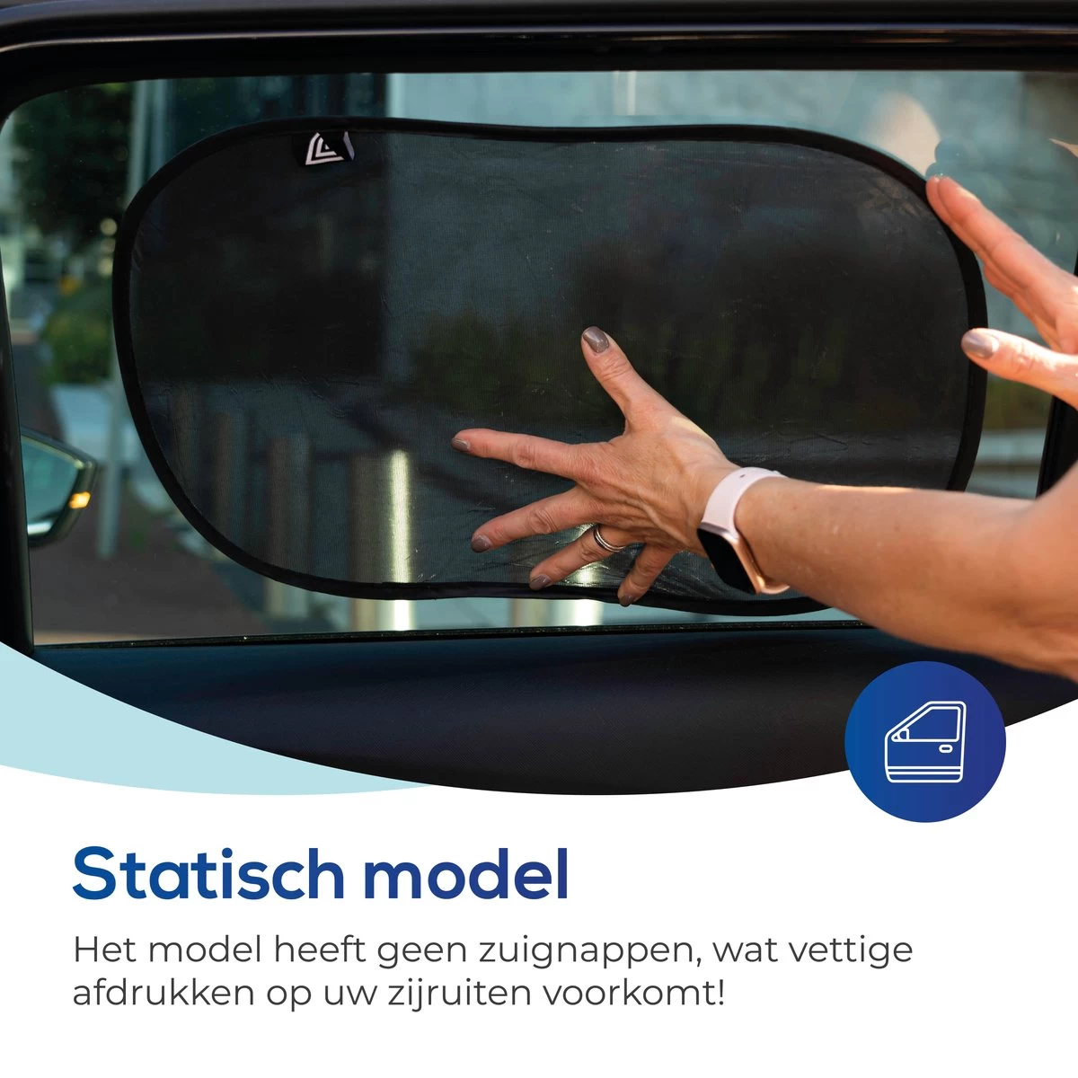 Lifestyle Living Zonnescherm Auto Zijruit – Zonwering Voor Baby En Kind – Zonder Zuignappen – UV Protectie – 2 Stuks – 51 X 31CM – Statisch - Zelfklevend 11 Lifestyle Living Zonnescherm Auto Zijruit – Zonwering Voor Baby En Kind – Zonder Zuignappen – UV Protectie – 2 Stuks – 51 X 31CM – Statisch - Zelfklevend - Afbeelding 11