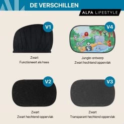 ALFA LIFESTYLE® Luxe Zonneschermen Auto - SHADE PRO V1 - UV Protectie Bescherming - 2 Stuks -Kinderwagens Kortingswinkel 1200x1200 812