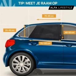 ALFA LIFESTYLE® Luxe Zonneschermen Auto - SHADE PRO V1 - UV Protectie Bescherming - 2 Stuks -Kinderwagens Kortingswinkel 1200x1200 819