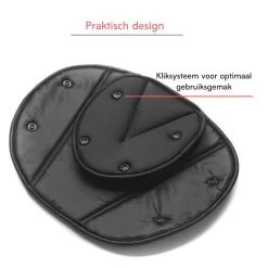 Auto Gordel Beschermer - Gordelhoes - Kind Nek Bescherming - 2 Stuks - Zwart -Kinderwagens Kortingswinkel 1200x1200 874