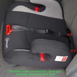 Booster - Zitverhoger Met Isofix BabyGO Bursa II Zwart (15-36kg) 21 Booster - Zitverhoger Met Isofix BabyGO Bursa II Zwart (15-36kg) -Kinderwagens Kortingswinkel 1200x1200 92