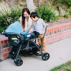 Joovy Caboose Graphite Stand On Tandem Buggy - Rood - Duo Buggy - Dubbele Buggy -Kinderwagens Kortingswinkel 1200x1200 922