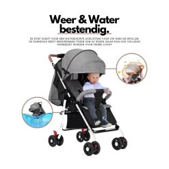 Child Supplies Buggy - Inklapbare Buggy - Baby Stroller - 3 In 1 - Kinderwagen - Blauw -Kinderwagens Kortingswinkel 1200x1200 935