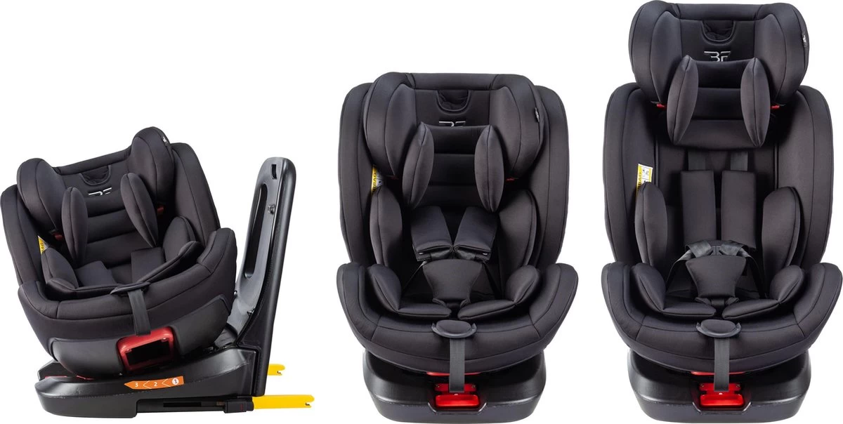 Bebies First Meegroei Autostoel Rotate - Isofix - Groep 0/1/2/3 - 360 Graden Draaibaar - Zwart 1 Bebies First Meegroei Autostoel Rotate - Isofix - Groep 0/1/2/3 - 360 Graden Draaibaar - Zwart