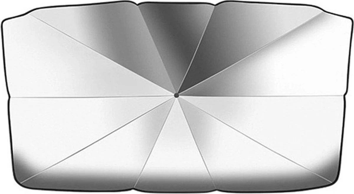 EXTRA GROOT Zonnescherm / Autoparaplu - Binnenkant Voorruit Auto - Opvouwbaar - Hitte En UV Bescherming 148X86cm 5 EXTRA GROOT Zonnescherm / Autoparaplu - Binnenkant Voorruit Auto - Opvouwbaar - Hitte En UV Bescherming 148X86cm - Afbeelding 5