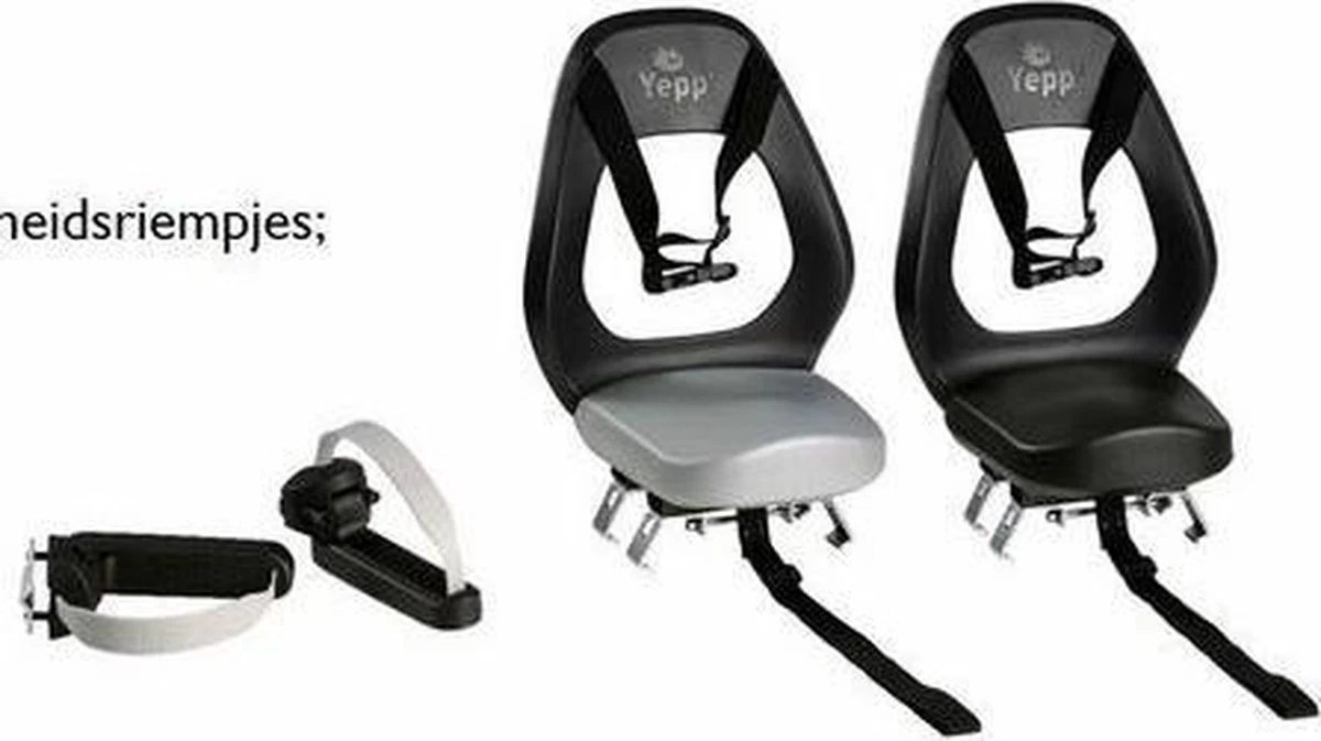 GMG Yepp Junior Duo Budget - Fietsstoeltjes Achter - Zwart 020303 3 GMG Yepp Junior Duo Budget - Fietsstoeltjes Achter - Zwart 020303 - Afbeelding 3