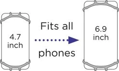 Dooky Telefoonhouder Smartphone Telefoon Houder 360* Rotatie Universeel Kinderwagen Fiets Zwart -Kinderwagens Kortingswinkel 1200x720