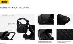 Doona+ Babyautostoel/Buggy Midnight Edition - Midnight -Kinderwagens Kortingswinkel 1200x728