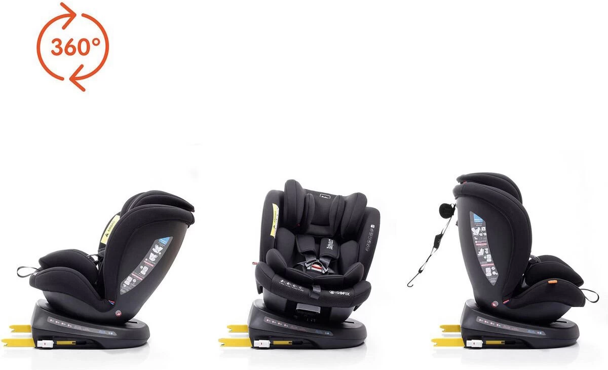 Autostoel Babyauto Rodia 360° Met Isofix - Groep 0+/1/2/3 Zwart (0-36kg) 17 Autostoel Babyauto Rodia 360° Met Isofix - Groep 0+/1/2/3 Zwart (0-36kg) - Afbeelding 17