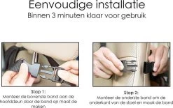 Flokoo Autostoel Organizer Voor Kinderen - Opbergsysteem Auto - Zwart -Kinderwagens Kortingswinkel 1200x755 3