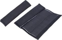 Merkloos Gordelbeschermer - Gordelhoes - Gordelbeschermhoes - Extra Zacht Gordelkussen Voor Kinderen - Gordelhoezen - Zwart 1st