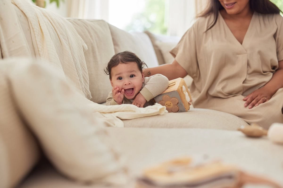 Jollein Activiteitenkubus - Spring Garden 4 Jollein Activiteitenkubus - Spring Garden - Afbeelding 4