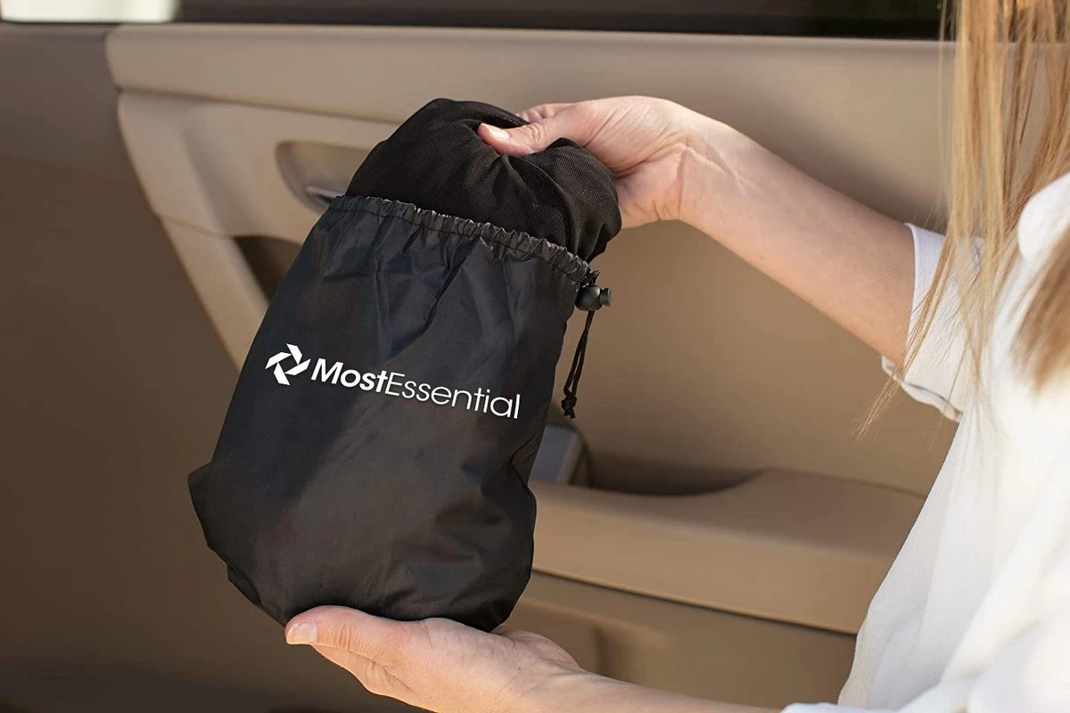 MostEssential Premium Zonnescherm Auto Baby – Zonnescherm Auto Zijruit - Zonwering Auto Voor Baby En Kind – UV Protectie - Zonder Zuignappen - Inclusief Luxe Opbergtas 9 MostEssential Premium Zonnescherm Auto Baby – Zonnescherm Auto Zijruit - Zonwering Auto Voor Baby En Kind – UV Protectie - Zonder Zuignappen - Inclusief Luxe Opbergtas - Afbeelding 9