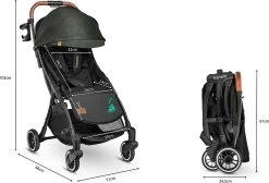 Lionelo Buggy Julie One - Kinderwagen Premium - Automatisch Opvouwen - Wandelwagen Tot 22 Kg - Comfortabele Zitje -Kinderwagens Kortingswinkel 1200x817 1