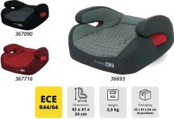 FreeON Booster - Zitverhoger Kala Zwart (15-36kg) -Kinderwagens Kortingswinkel 1200x823