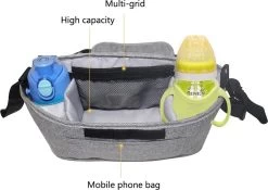3 In 1 Kinderwagen Tas Universele Wandelwagen | Luiertas Draagtas Reistas Met Fles En Bekerhouder | - Zwart 19 3 In 1 Kinderwagen Tas Universele Wandelwagen | Luiertas Draagtas Reistas Met Fles En Bekerhouder | - Zwart -Kinderwagens Kortingswinkel 1200x850 2