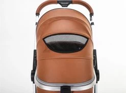 Merkloos BrightWise Luxe Kinderwagen 3 In 1 Voldoet Aan Alle Europese Veiligheidscertificaten - Wandelwagen - Kinderwagen 3-in-1 Incl Autostoel - Kinderwagen Maxi Cosi – Buggy 3 In 1 - Newborn - Leer - Grijs -Kinderwagens Kortingswinkel 1200x886 1