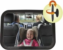 Dc Brands - Verstelbare Spiegel Voor In De Auto - Kinderspiegel Auto - Spiegel - Baby - Veiligheid