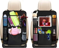 Venneweide - Luxe En Degelijke Autostoel Organizer - Auto Organizer Met Tablethouder - Extra Veel Opbergruimte - Geschikt Voor Baby En Kinderen. Top Kwaliteit