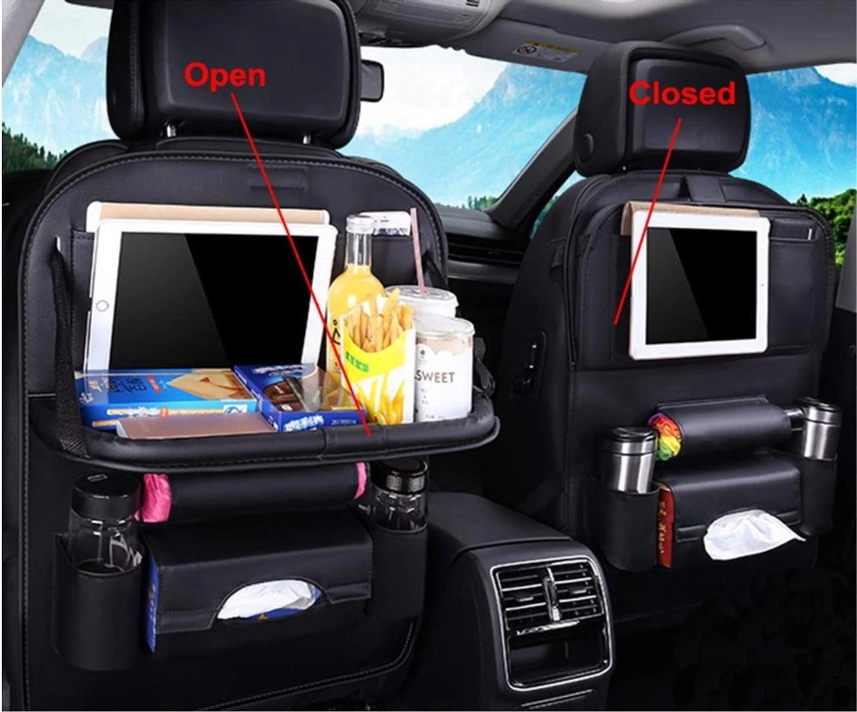 Merkloos Autostoel Organizer - Met Uitklapbare Laptophouder - Auto Organizer Met Tablet Houder - Auto Ipadhouder Voor Kinderen - Auto Organizer Met Uitklapbaar Tafel - Tray - Fleshouder - Tissuehouder - Car Organizer - Car Seat Organizer - Luxe Mat Zwart 7 Merkloos Autostoel Organizer - Met Uitklapbare Laptophouder - Auto Organizer Met Tablet Houder - Auto Ipadhouder Voor Kinderen - Auto Organizer Met Uitklapbaar Tafel - Tray - Fleshouder - Tissuehouder - Car Organizer - Car Seat Organizer - Luxe Mat Zwart - Afbeelding 7