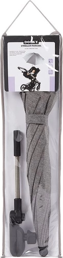 Dooky Parasol Kinderwagen Grijs Gemêleerd -Kinderwagens Kortingswinkel 295x1200