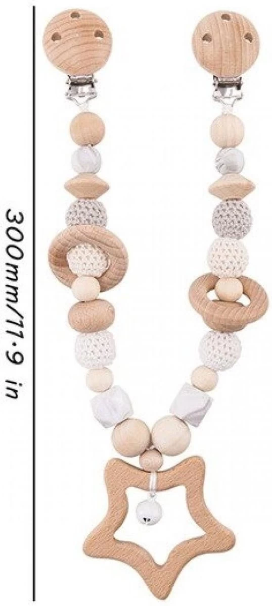 Wagenspanner Ster - Baby Wagenspanner Hout - Vrolijke Kinderwagenspanner - Eenvoudig Te Bevestigen - Kraamcadeau Voor Jongens En Meisjes - Completebabyuitzet - Baby Cadeau 1 Wagenspanner Ster - Baby Wagenspanner Hout - Vrolijke Kinderwagenspanner - Eenvoudig Te Bevestigen - Kraamcadeau Voor Jongens En Meisjes - Completebabyuitzet - Baby Cadeau