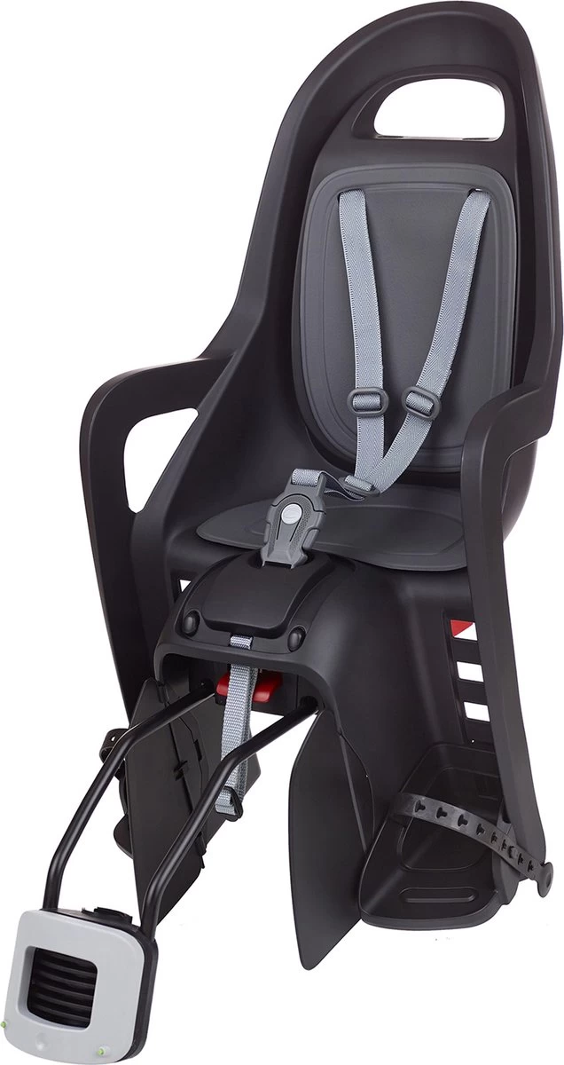 Polisport Groovy FF Fietsstoeltje Achter - Zwart/Grijs 6 Polisport Groovy FF Fietsstoeltje Achter - Zwart/Grijs - Afbeelding 6