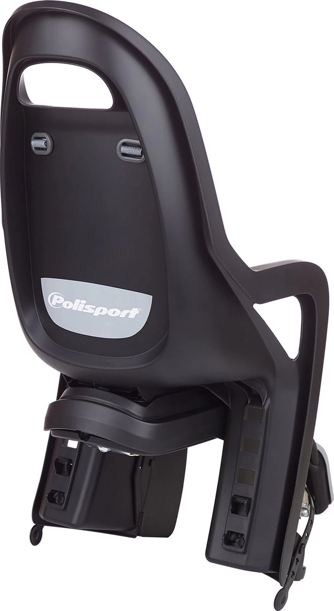 Polisport Groovy FF Fietsstoeltje Achter - Zwart/Grijs 2 Polisport Groovy FF Fietsstoeltje Achter - Zwart/Grijs - Afbeelding 2