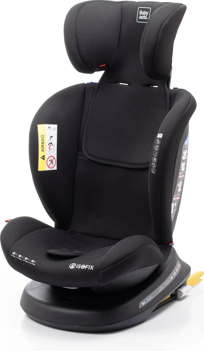 Autostoel Babyauto Rodia 360° Met Isofix - Groep 0+/1/2/3 Zwart (0-36kg) 11 Autostoel Babyauto Rodia 360° Met Isofix - Groep 0+/1/2/3 Zwart (0-36kg) - Afbeelding 11