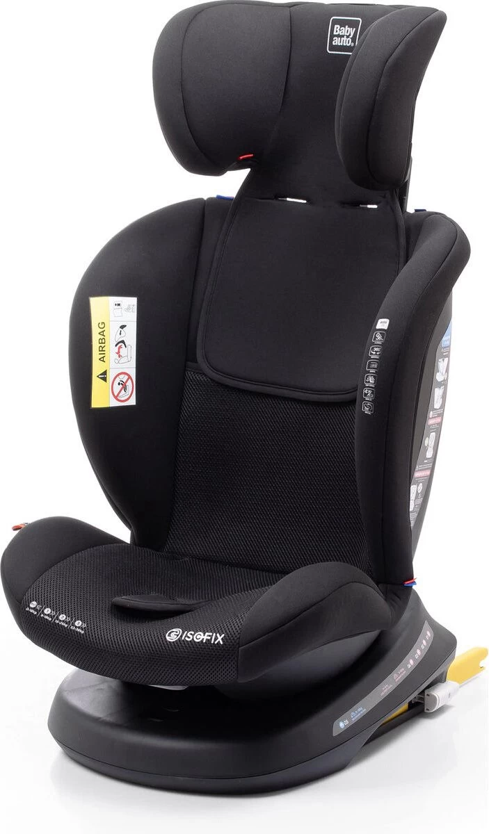 Autostoel Babyauto Rodia 360° Met Isofix - Groep 0+/1/2/3 Zwart (0-36kg) 15 Autostoel Babyauto Rodia 360° Met Isofix - Groep 0+/1/2/3 Zwart (0-36kg) - Afbeelding 15