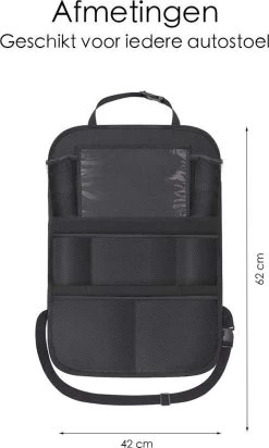 Flokoo Autostoel Organizer Voor Kinderen - Opbergsysteem Auto - Zwart -Kinderwagens Kortingswinkel 719x1200