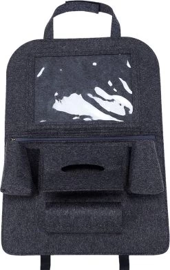 Case2go - Auto Organizer Met Tablet Houder - Autostoel Organizer Met Telefoonhouder En Bekerhouder Auto - Donker Grijs -Kinderwagens Kortingswinkel 759x1200 1