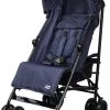Ding GoGo Buggy - Blauw - Multi Standen Buggy - Incl. Boodschappenmandje En Zonnekap