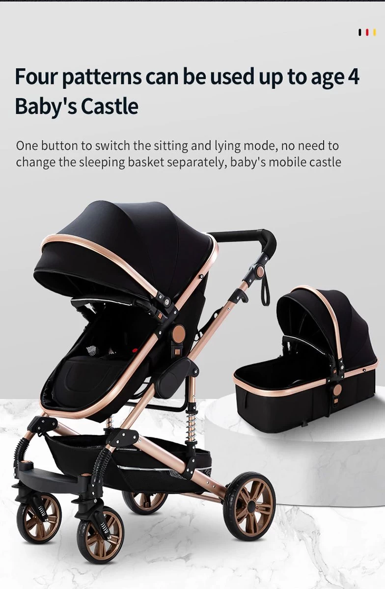 Luxe Kinderwagen 3 In 1 - Wandelwagen - Kinderwagen 3-in-1 Incl Autostoel - Kinderwagen Maxi Cosi – Buggy 3 In 1 - Newborn - Grijs 8 Luxe Kinderwagen 3 In 1 - Wandelwagen - Kinderwagen 3-in-1 Incl Autostoel - Kinderwagen Maxi Cosi – Buggy 3 In 1 - Newborn - Grijs - Afbeelding 8