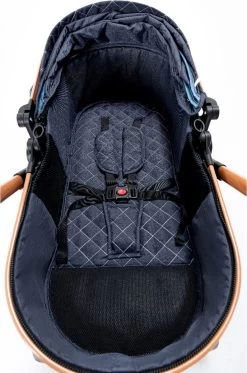 Merkloos Kinderwagen 3-in-1 – Luxe Kinderwagen - Buggy – Wandelwagen - Multifunctioneel – Opklapbaar – Incl Autostoel – Blauw -Kinderwagens Kortingswinkel 794x1200
