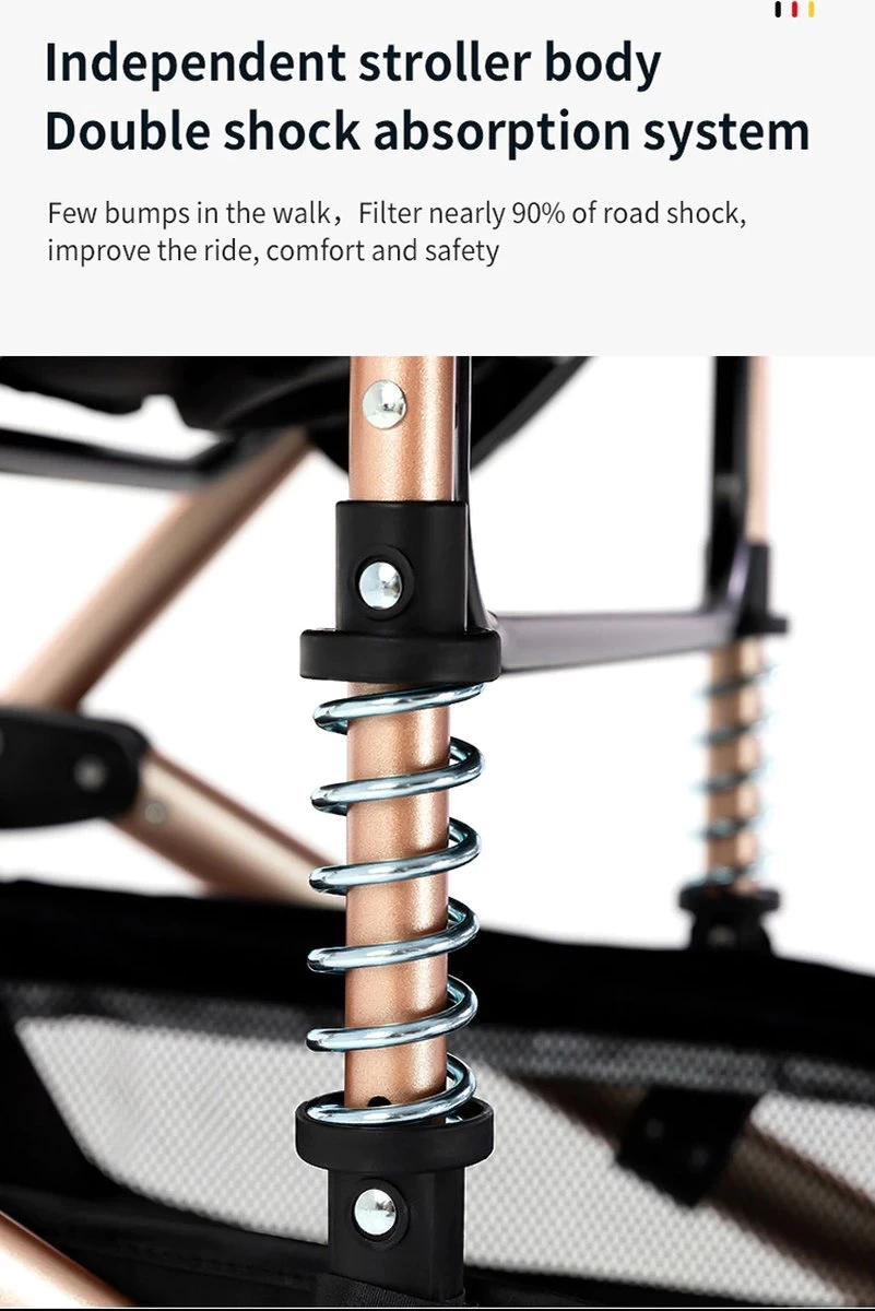 Luxe Kinderwagen 3 In 1 - Wandelwagen - Kinderwagen 3-in-1 Incl Autostoel - Kinderwagen Maxi Cosi – Buggy 3 In 1 - Newborn - Grijs 7 Luxe Kinderwagen 3 In 1 - Wandelwagen - Kinderwagen 3-in-1 Incl Autostoel - Kinderwagen Maxi Cosi – Buggy 3 In 1 - Newborn - Grijs - Afbeelding 7