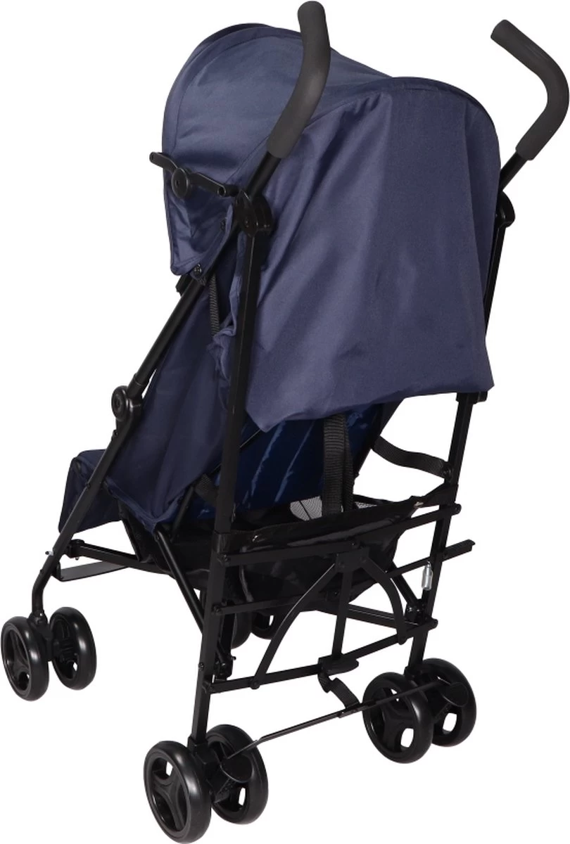 Ding GoGo Buggy - Blauw - Multi Standen Buggy - Incl. Boodschappenmandje En Zonnekap 3 Ding GoGo Buggy - Blauw - Multi Standen Buggy - Incl. Boodschappenmandje En Zonnekap - Afbeelding 3