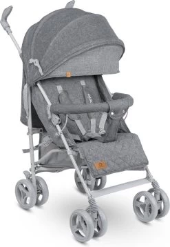 Lionelo Irma - Buggy - Wandelwagen- Lichte 7kg - Tot 15 Kg - Geveerde Wielen - 360° - Tot 5 Jaar - Opbergmand - Verstelbare Handgreep - Snel Inklapsysteem - Compact Formaat -Kinderwagens Kortingswinkel 829x1200 3
