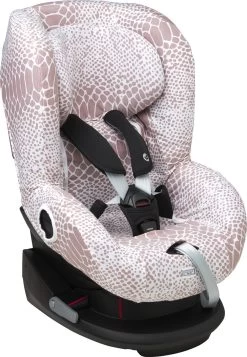 Meyco - Autostoelhoes - Snake - Lilac - Groep 1 Met Hoofdsteun