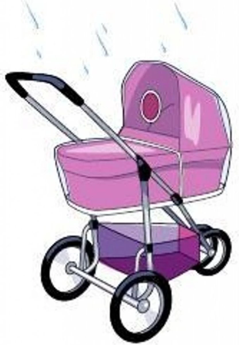 Babsana Regenhoes Voor Kinderwagen - Transparant 2 Babsana Regenhoes Voor Kinderwagen - Transparant - Afbeelding 2