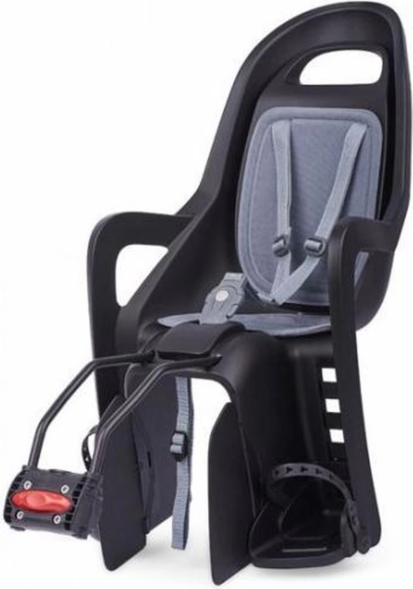 Polisport Groovy FF Fietsstoeltje Achter - Zwart/Grijs 7 Polisport Groovy FF Fietsstoeltje Achter - Zwart/Grijs - Afbeelding 7