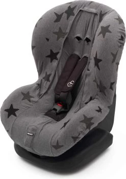 Dooky Seat Cover Groep 1 Autostoel Hoes Grey Star -Kinderwagens Kortingswinkel 845x1200 3