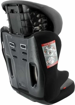 Nania RACER ECO - Meegroei Autostoel Groep 1/2/3 - Van 9 Tot 36 Kg - Zwart Autostoeltje -Kinderwagens Kortingswinkel 851x1200