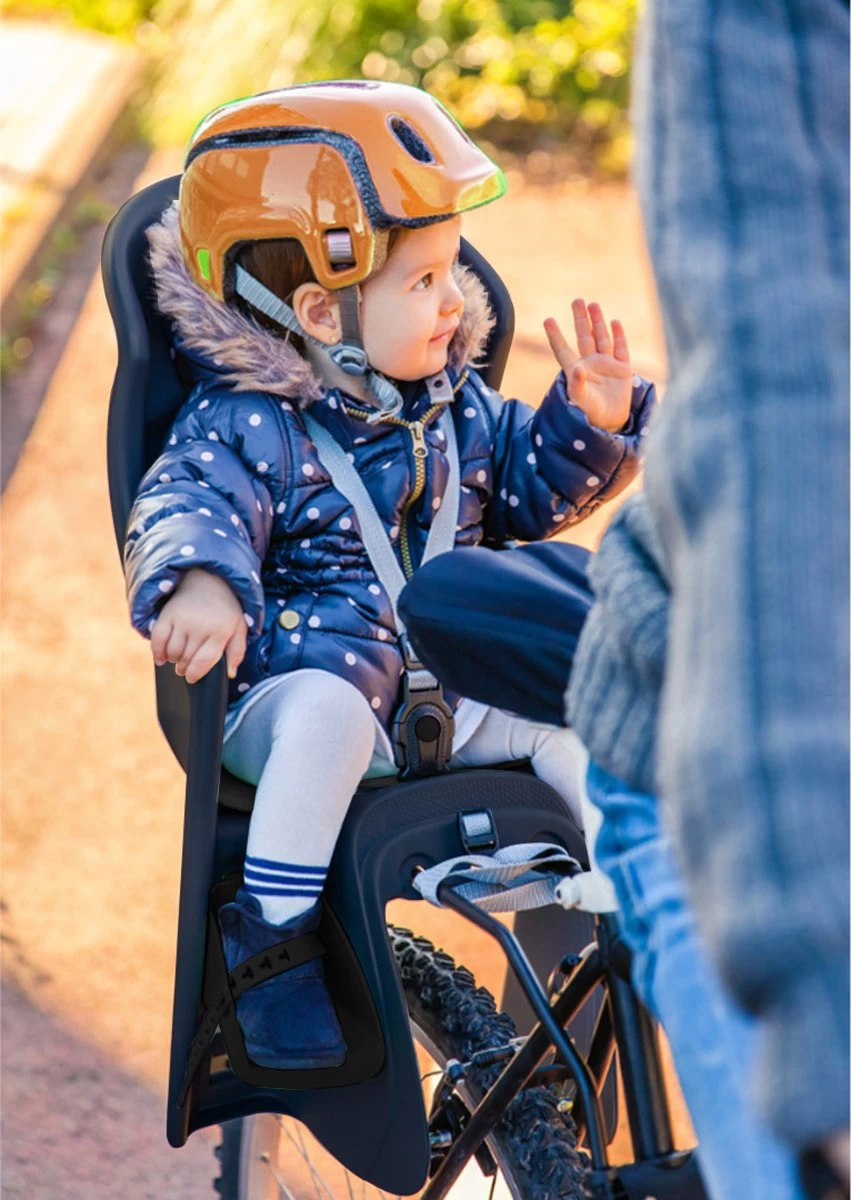 Brioso Fietsstoeltje Achter – Achterzitje Fiets – Kinderzitje Fiets - Zwart 4 Brioso Fietsstoeltje Achter – Achterzitje Fiets – Kinderzitje Fiets - Zwart - Afbeelding 4