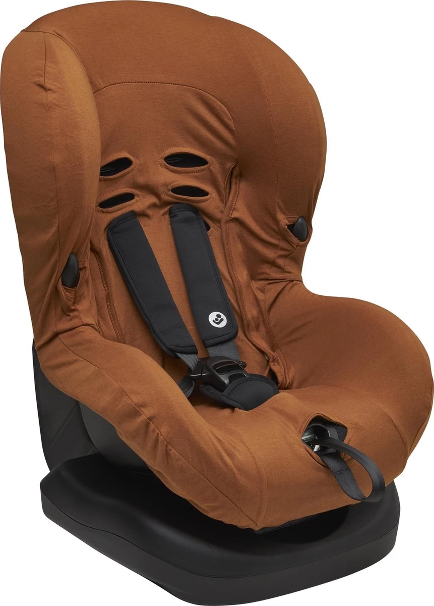 Meyco Autostoelhoes Basic Jersey - Camel - Groep 1 1 Meyco Autostoelhoes Basic Jersey - Camel - Groep 1