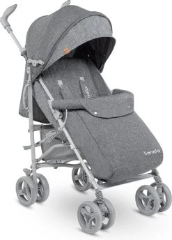 Lionelo Irma - Buggy - Wandelwagen- Lichte 7kg - Tot 15 Kg - Geveerde Wielen - 360° - Tot 5 Jaar - Opbergmand - Verstelbare Handgreep - Snel Inklapsysteem - Compact Formaat -Kinderwagens Kortingswinkel 861x1200 4