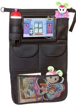 A3 Baby & Kids Autostoel Organizer Met Tablet Houder - Zwart -Kinderwagens Kortingswinkel 865x1200 3