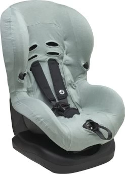 Meyco Autostoelhoes Basic Jersey - Stone Green - Groep 1